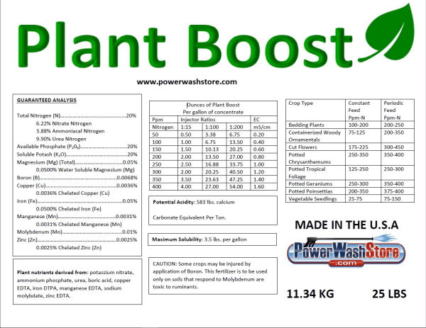 Fast Shipping Plant Boost Plant Protectant #PB-25 for Sale Online